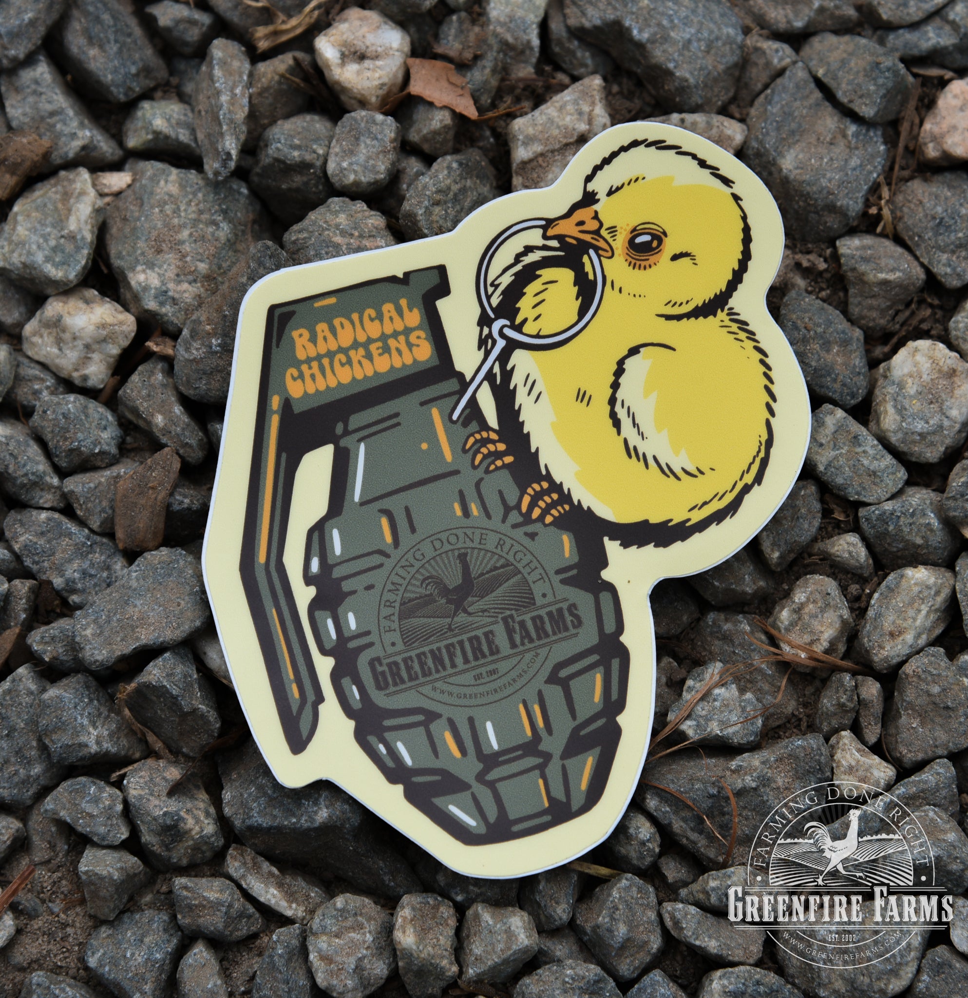Chicken Grenade Sticker