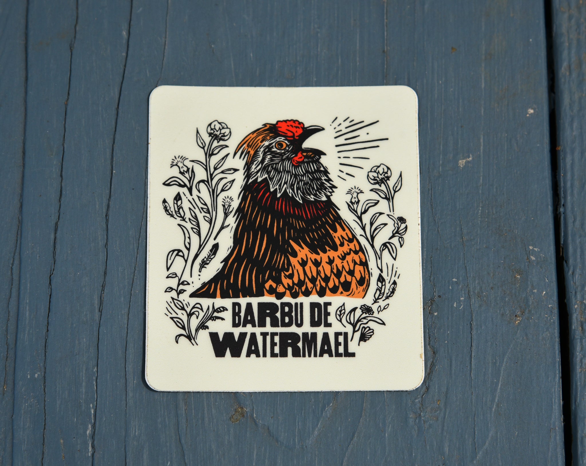Barbu de Watermael Sticker