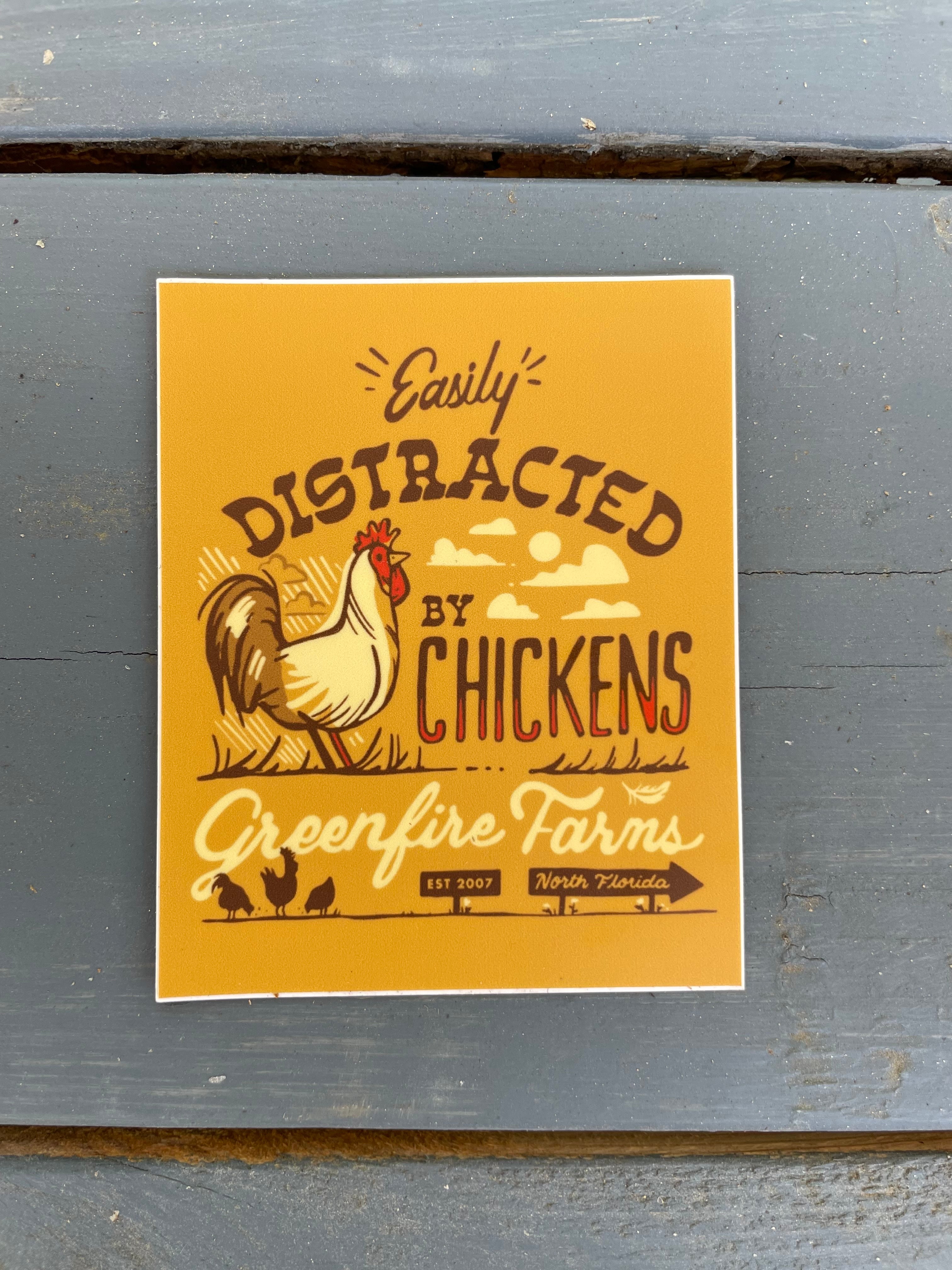 Easily Distracted Sticker
